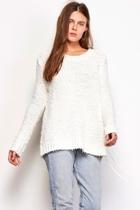  Ivory Lace Sweater