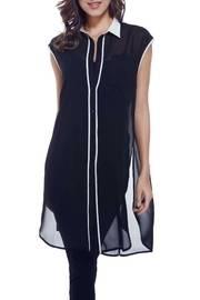  Chiffon Sleeveless Tunic