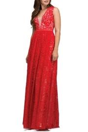  Lace Empire Gown