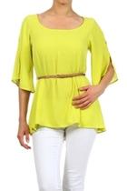  Lime Green Blouse