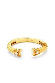  Byzantine Demi Hinge Cuff-mother Of Pearl