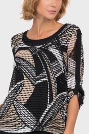  Mesh Overlay Top