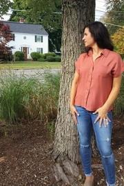  Burnt Mauve Button-down