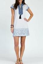  Embroidered Roxanne Dress