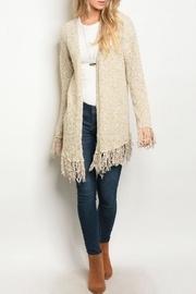  Frayed Hem Cardigan