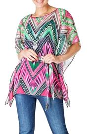  Vibrant Pattern Poncho