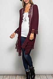  Lace Edge Cardigan