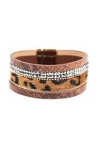  Animal-print Faux-leather-bracelet
