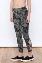  Cutout Patterned Legging