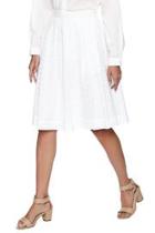 Woven Eyelet Skirt