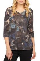 Brushstroke Abstract Top