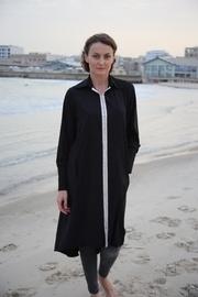  Black Oversize Tunic