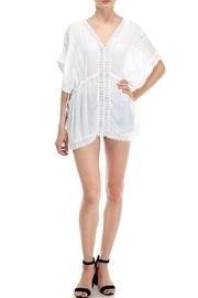  Embroidered Coverup Top