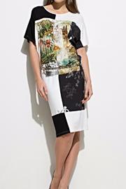  Drape Sleeves Dress