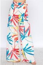 Tropical Print Pants