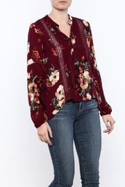  Fallen Blooms Floral Top