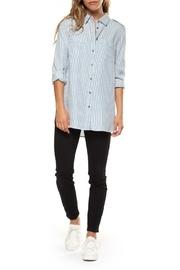  Striped Tencel Shirt