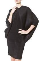  Pleated Dolman Dress