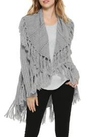  Fringe Border Sweater