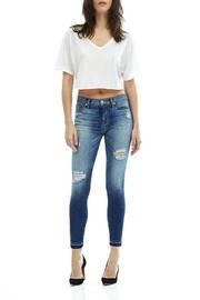 Destructed Skinny Ankle Jean
