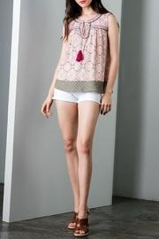  Sleeveless Printed Tank