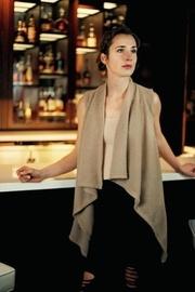  Knit Draped Vest