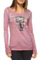  Rose Western Top