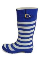  Striped Rain Boots