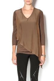  Asymmetrical Drape Top