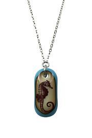  Glass Seahorse Pendant