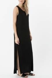 Black Slit Maxi Dress