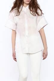  Pink Button-down Top