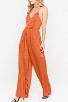  Open-back Wide-leg Jumpsuit