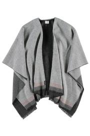  Block Stripe Ruana