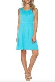  Twist-neck Keyhole Dress