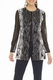  Embroidered Cardigan Jacket