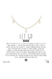  Let Go Choker