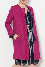  Knit Trim Jacket