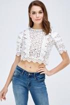  Allover Lace Top