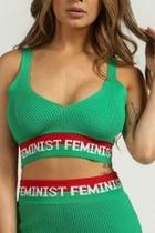  Feminist Bralette Top