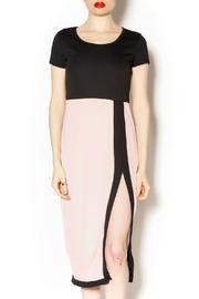  Black Rose Slit Dress