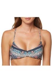  Strappy Floral Bikini-top
