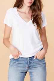  White V Neck