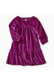  Velour Ruffle Dress