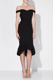  Rosetta Midi Black Dress