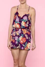  Floral Purple Romper