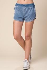  Elastic-waist Dolphin Mini-shorts