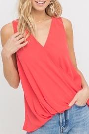  Wrap Top-poppy Red