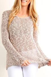  Melange Knit Sweater