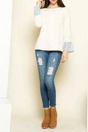  Cream Ruffle Cuff